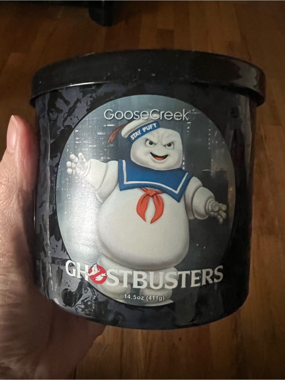 Goose Creek Ghostbusters Stay Puft 3 Wick Candle Limited Edition 14.5 oz New